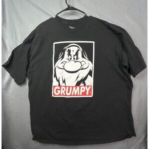 Disney Grumpy T-Shirt Mens Sz 3XL Black